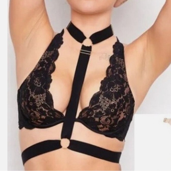 Mother Hustler Accessories - NWT HAH X Free People Strapped in Harness OS Black Lingerie Garter XS S M L XL
